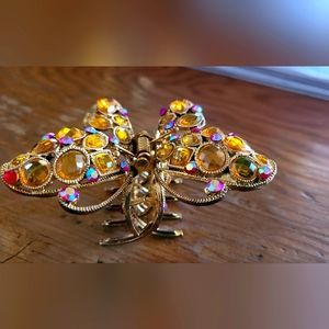 Butterfly gold hair clip Venezia italy